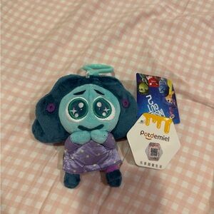 Envy Bag Charm Keychain from Inside Out 2 BNWT